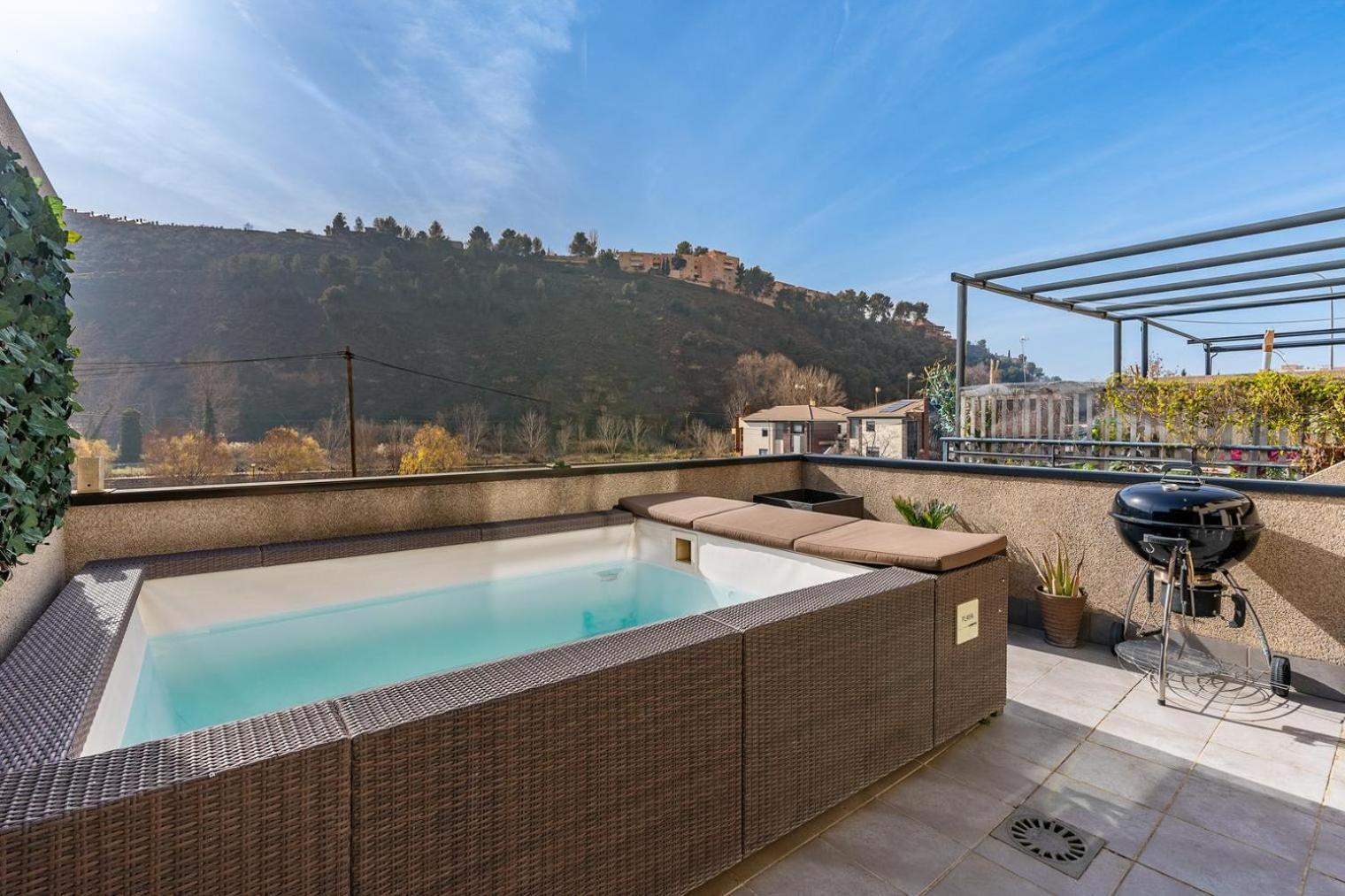 Апартаменты El Generalife Cerca Centro Y Sierra Nevada Con Piscina Y Barbacoa Y Parking Gratis Гранада Экстерьер фото